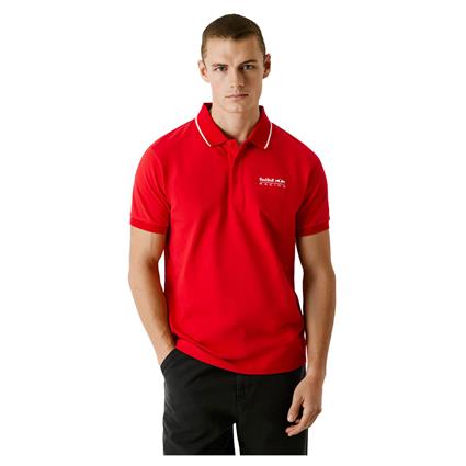 Red Bull Racing Polo De Manga Curta Tipped Logo