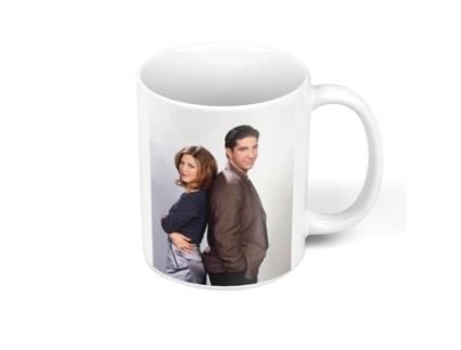 Caneca de Cerâmica Friends Jennifer Aniston David Schwimmer Série Tv Sitcom FABULOUS BIJOUX