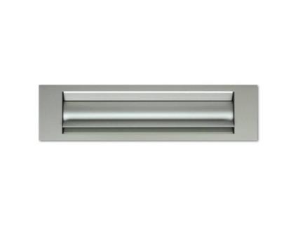 Entrada de Correio Isolante Goettens 236X30 Mm Anodizado Prata T60110000 Goettgens S.A.