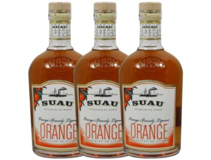 Conhaque Suau Orange 70 cl (Caixa de 3 unidades)