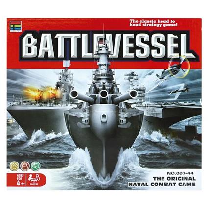 Jogo de tabuleiro Sink The Fleet para 2 jogadores 007-44 INNOVATOYS