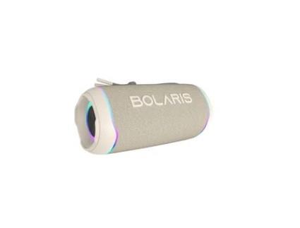 BOLARIS Altifalante Sem Fios Parma Ipx6 16W Bluetooth 5.4 com Efeitos de Luz Led Bege