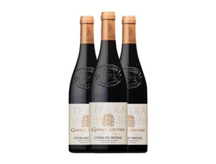 Vinho GABRIEL MEFFRE Rouge Côtes du Rhône (0.75 L - 3 Unidades)