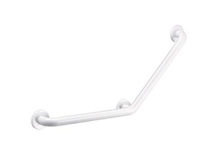 Barra de Apoio Angular em Aço Inoxidável 135 Comprimento: 680 Mm Decoração: Epóxi Branco Material: Aço Inoxidável Diâmetro Do Tubo: 32 Mm D DELABIE