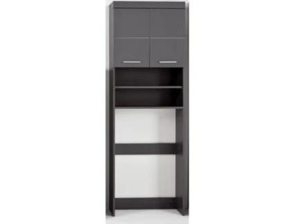 Armário para máquina de lavar AMANDA - 2 portas - 63 x 24 x 187 cm - Cinza TRENDS INTERNATIONAL