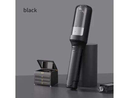 Aparador de Cabelo com Display Led Remove Pontas Duplas de Forma Rápida e Eficaz Sem Perder a Saúde Do Cabelo CHRUI Preto