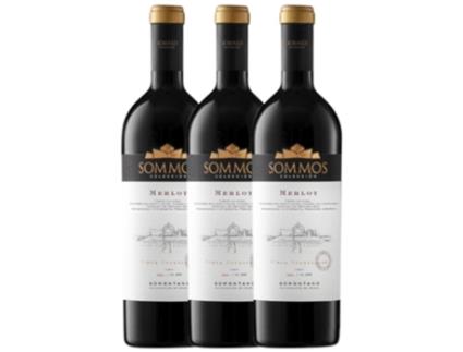 Sommos Colección Merlot Somontano Crianza 75 cl (Caixa de 3 unidades)