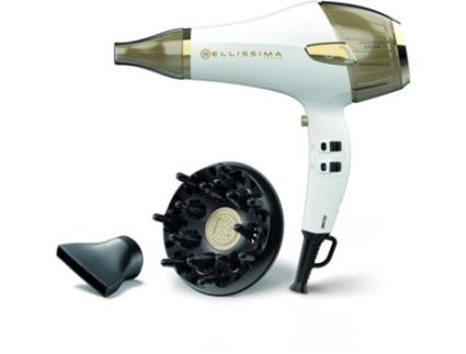 Secador de Cabelo Anti-Frizz Cerâmico e Queratina Respeita Hidrata e Protege Secagem Rápida 2300W BELLISSIMA