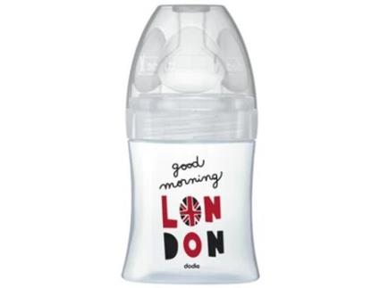 Mamadeira Sensation Glass 150 Ml Fluxo 1 0-6 Meses Modelo: Londres DODIE