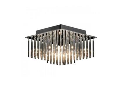 Luminária Pendente de Cristal Spillo Cromo ITALUX