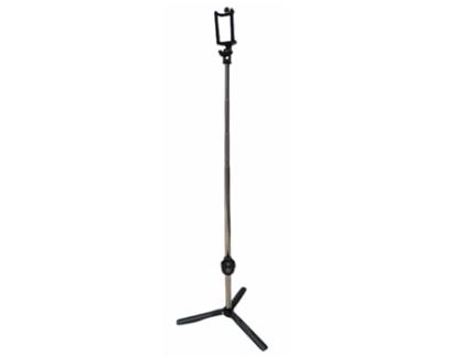Selfie Stick Tripé Videochamada Botão Obturador Sem CP Rede