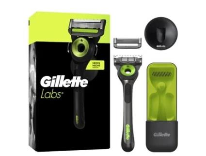 Máquina de Barbear Neon Night 2 Recargas com Estojo de Viagem GILLETTE