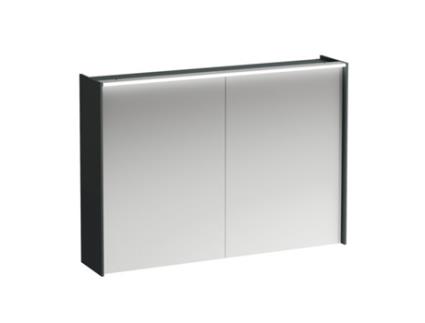 Armário Espelho LAUFEN Lani Duas Portas com Elemento de Luz Led 1020X210X715Mm H4037921121 Cor: Tráfego Cinzento