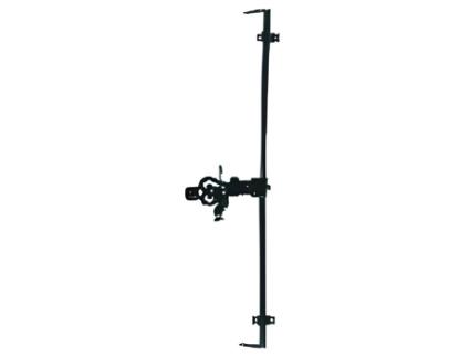 Puxador de Obturador Hns Torbel L.2500 Mm Preto Puxador de Folha Gancho Direito TORBEL INDUSTRIE