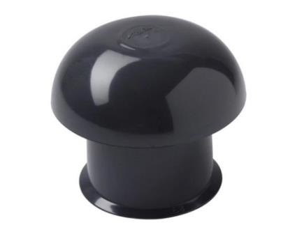 Tampa de Ventilação Simples Ardósia Ø100 Mm NICOLL Cd10