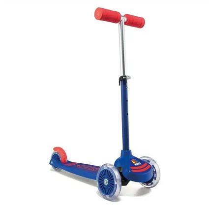 Maxi Scooter Azul 3 Rodas Com Luzes 56 Cm Molto 24221 MOLTOVOLUMEN