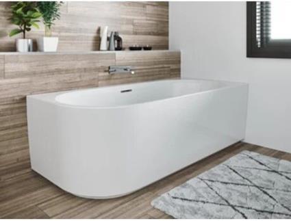 RIHO Desire Banheira de Canto Versão para Esquerdinos Branco Acetinado 184X84X60Cm 230 Litros B088 Desenho: RIHO Fall Sparkle Mood
