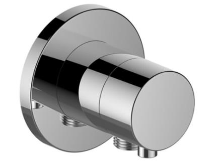 KEUCO Ixmo Armatur 59556 2-Wege Umstellventil Mit Schlauchanschluss Unterputz Rosette Rund Griff Comfort Cor: Cromado