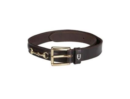 Cinto de Couro com Detalhes Trançados EQUESTRO