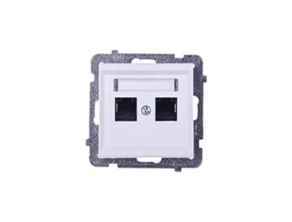 OSPEL Gpk-2R-K-M-00 Soquete Ip20 Branco 71 Mm 33 Mm 71 Mm 66 G
