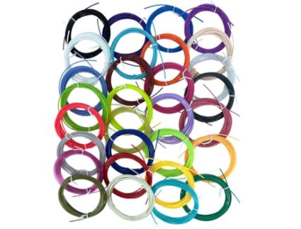 Fio de Filamento ILIKE St6 150M Pla 1 75Mm para Qualquer Caneta de Impressão 3D 30 Cores X 5M
