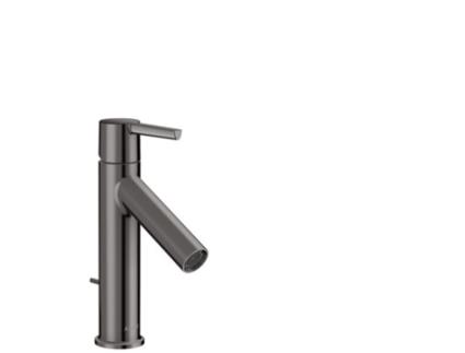 Misturadora Monocomando de Lavatório 100 Coolstart HANSGROHE Axor Starck com Manípulo de Alavanca e Válvula de Descarga Cor: Cromo Preto Polido