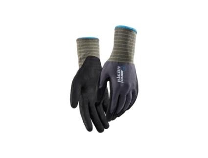 Luvas Unissexo BLAKLADER Trabalho Nitrilo Temperado Cinzento (Tamanho 10)