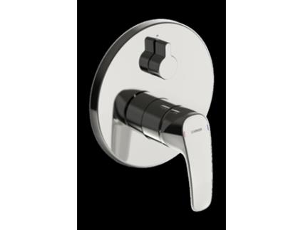 HANSA Hansapinto Misturadora de Banheira e Duche Conjunto Pronto a Montar com Dispositivo de Segurança Cromada 85283083