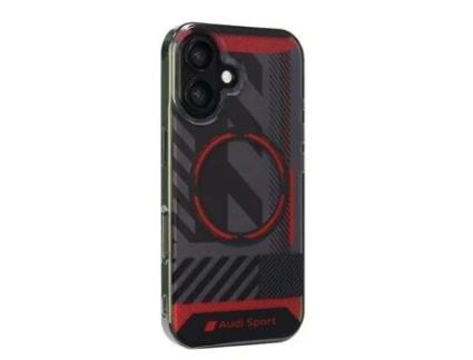 Capa para iPhone 16 AUDI Rígida Preto