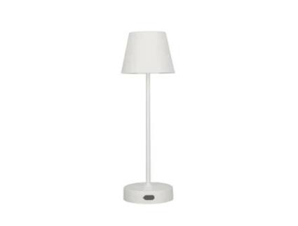 Candeeiro de Mesa Portátil Neli 2.7W Led Branco com Bateria 2200Mah Ip54 2700K 200Lm 33Cm EDO Solutions