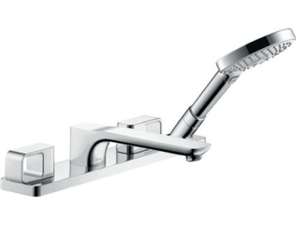 HANSGROHE - HANSGROHE Axor Urquiola Misturadora de 4 Furos para Azulejos Projeção 198Mm Cor: Óptica de Ouro Polido HANSGROHE Axor Urquiola Misturadora de 4 Furos para Azulejos Projeção 198Mm Cor: Óptica de Ouro Polido