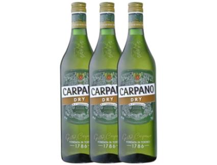 Vermute Carpano Classico Dry Seco 1 L (Caixa de 3 unidades)