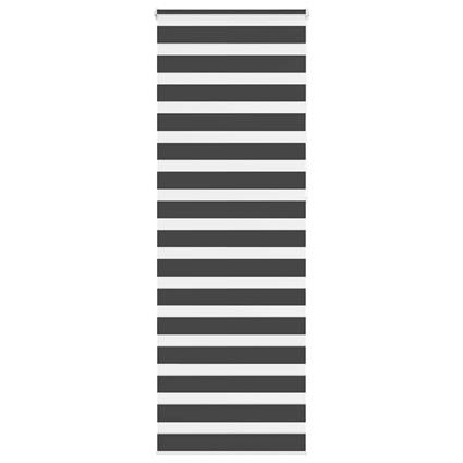 vidaXL Cortina de zebra 80x230 cm largura do tecido 75,9 cm poliéster