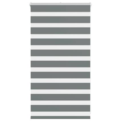 vidaXL Cortina de zebra 75x100 cm largura do tecido 70,9 cm poliéster