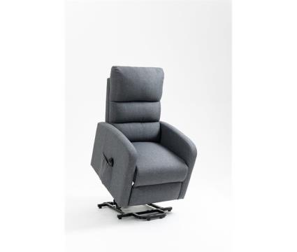 Cadeira de relaxamento elétrica confortável, recliner elevável, levanta pessoas, tecido 100% poliéster