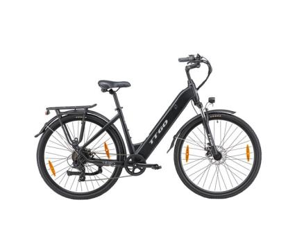 Bicicleta elétrica ttgo hz-28st - motor 250w bateria 36v20ah