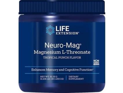Suplemento Alimentar LIFE EXTENSION L-Treonato De Magnésio Neuro-Magno (93,35 g)