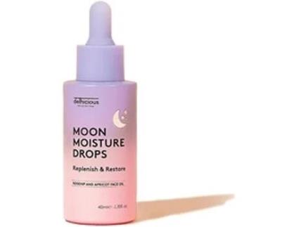 DELHICIOUS Moon Moisture Drops Face Oil Nocní Pletový Olej 40Ml