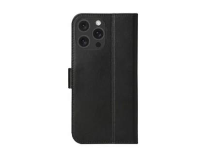 Capa Fólio Modelo Copenhaga Ranhura para iPhone 16 Pro Max DBRAMANTE1928 com Porta-Cartões Preto