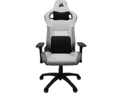 Cadeira Gaming CORSAIR T3 Rush (Cinzento/Prateado)