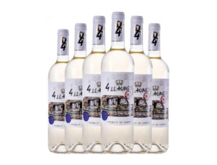 Vinho branco FAMILY OWNED 4 Llaunes Blanc Jovem (0.75 L - 6 Unidades)