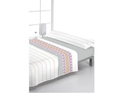 Conjunto de Lençois REIG MARTÍ Doha (Cinzento - Algodão, Poliéster - 135 cm)