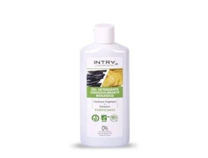Carvão Ativado e Gengibre Orgânico Gel de Limpeza Equilibrante de Sebo Gel de Limpeza Mulher 200 ml INTRA