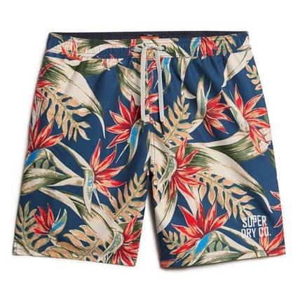 Superdry Calção De Banho Hawaiian Print 16´´
