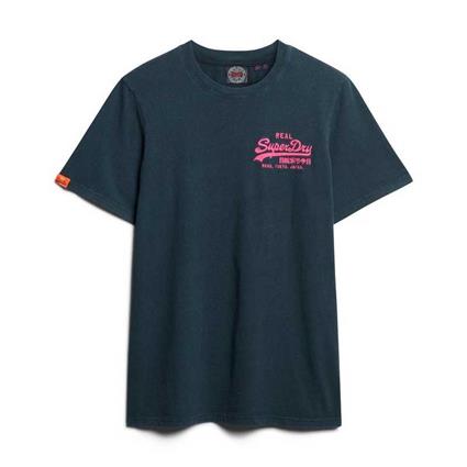 Superdry Camiseta De Manga Curta Vl Embroidered Relaxed