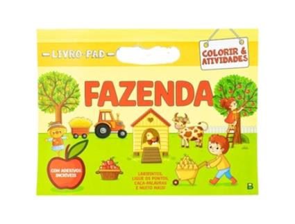 Livro -Pad Colorir E Atividades Fazenda de Todolivro (Português)