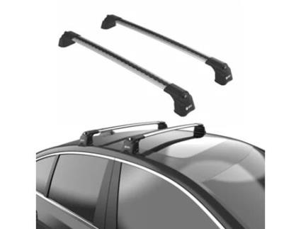 Barras de Telhado Air-3 Bmw 3-Series G20 2020 2021 2022 2023 2024 Fix Points Prateado TURTLE