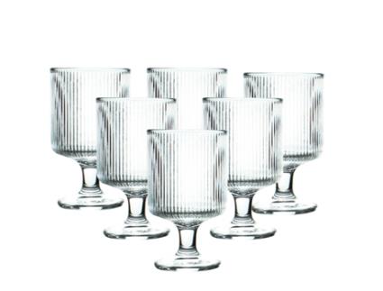 Conj.6 copos Stripes