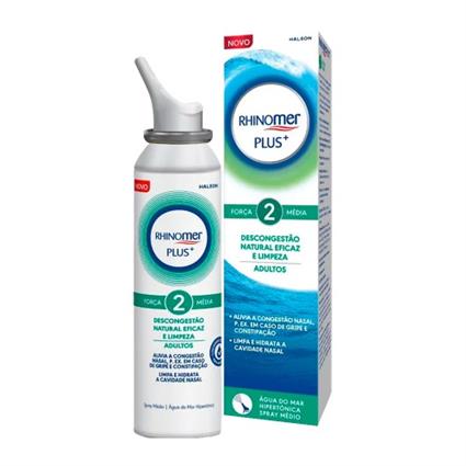 Rhinomer Plus+ Spray Nasal Força Média 125ml