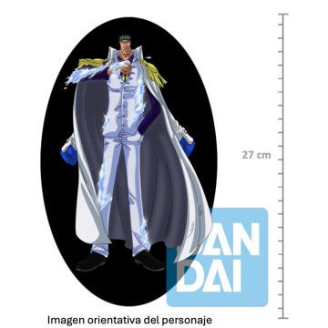 Figura Ichibansho Kuzan Herói Lendário One Piece 27cm